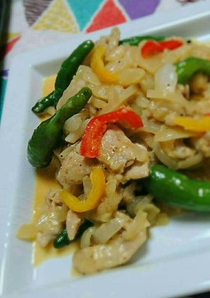 豚肉の味噌チーズ炒め パスタでも-レシピのメイン写真