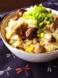 お肉ごろっ♡簡単炊き込みご飯＊おこわ風