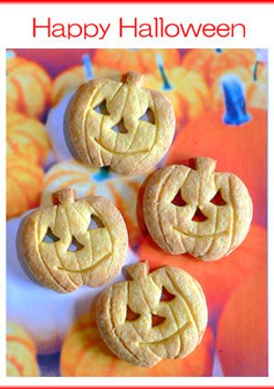 丸型で作れる！ハロウィンランタンクッキー-レシピのメイン写真