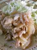チューブで簡単豚の生姜焼き