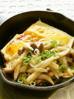 豆腐チーズステーキ~きのこあんかけ~-レシピのメイン写真