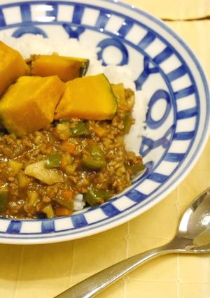 煮込み時間5分で完成★ひき肉カレー-レシピのメイン写真
