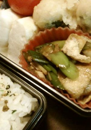 お弁当にもう１品　油揚げのすき焼き風-レシピのメイン写真