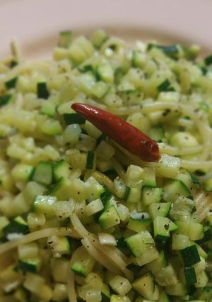 1人分1本★ズッキーニのパスタ★-レシピのメイン写真