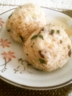 おかか昆布♪ねぎチーズ♪おにぎり-レシピのメイン写真