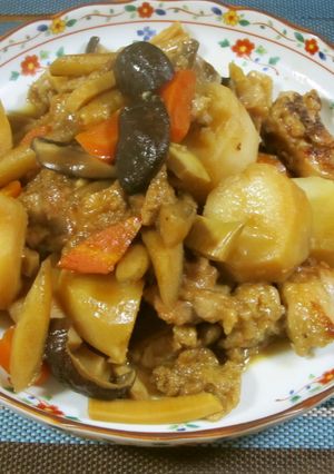 塩麹チキンの筑前煮風-レシピのメイン写真