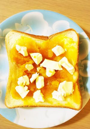 かぼちゃとクリームチーズのトースト-レシピのメイン写真