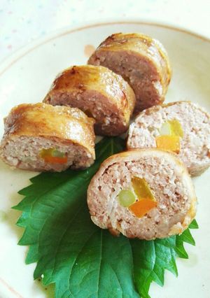 ダブルポークの野菜ロール-レシピのメイン写真