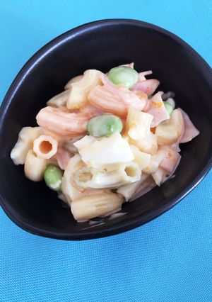 たまごソースでマカロニサラダ-レシピのメイン写真