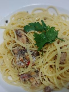 魚の缶詰のペペロンチーノ-レシピのメイン写真