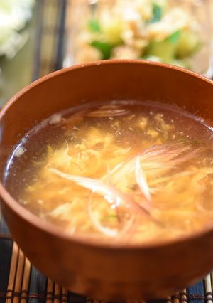 みょうが香る☆かきたま汁-レシピのメイン写真