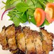 簡単な大葉と梅肉入りの焼き揚げとんかつ