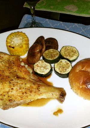 本格的！骨つき若鳥肉オーブン焼き-レシピのメイン写真