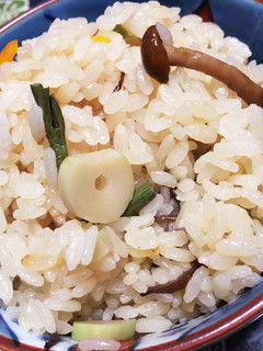 山菜炊き込みご飯 簡単誰でも出来ちゃう-レシピのメイン写真