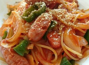 簡単 ケチャップでちゅるちゅるナポリタン-レシピのメイン写真