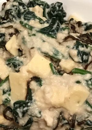 豆腐とほうれん草の塩クリーム-レシピのメイン写真