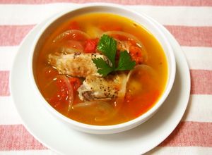 味付き鶏手羽中とトマトのスープ-レシピのメイン写真