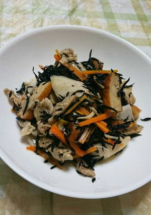 里芋入り！具だくさんひじきの煮物-レシピのメイン写真