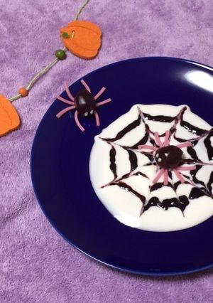 ハロウィンに♪コロロとさけるグミの蜘蛛☆-レシピのメイン写真