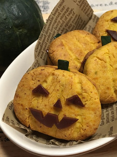 ハロウィン♡かぼちゃチョコサンドクッキー-レシピのメイン写真