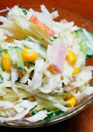 ＊間違いなし☆チーズ風味のコールスロー＊-レシピのメイン写真