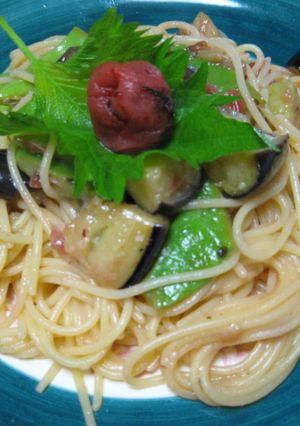 まったり梅パスタ-レシピのメイン写真
