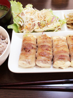 お豆腐の豚巻き-レシピのメイン写真