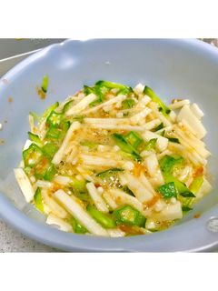 長いもときゅうりの梅和え物-レシピのメイン写真