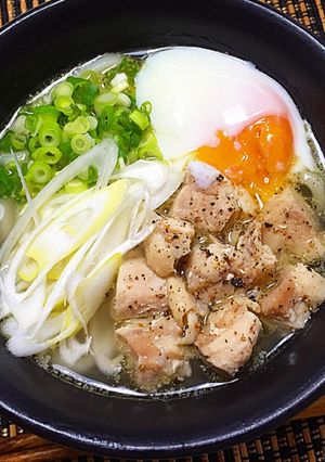 簡単!激うま!鶏塩うどん-レシピのメイン写真
