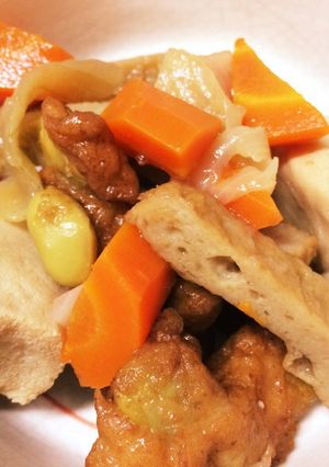 練りものと高野豆腐の煮物-レシピのメイン写真