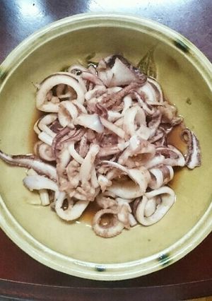 最速!簡単!分量覚えやすいイカの煮物-レシピのメイン写真