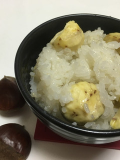 栗おこわ-レシピのメイン写真