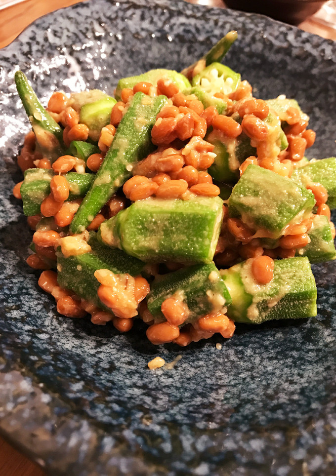 おくら納豆の燻製味噌和え-レシピのメイン写真