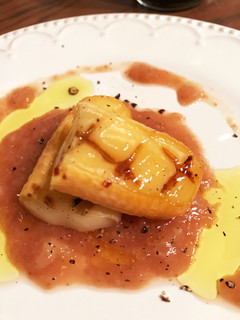燻製にしたウォッシュチーズと無花果の前菜-レシピのメイン写真