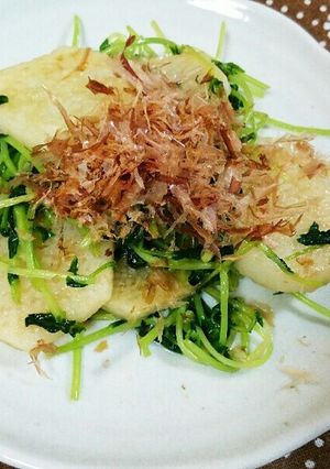 時短☆白だし 長芋と豆苗の炒め物-レシピのメイン写真