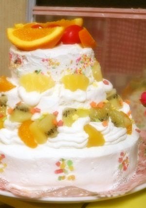 ウエディングケーキ-レシピのメイン写真