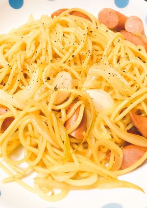 スパゲッティー＊カレー風味-レシピのメイン写真