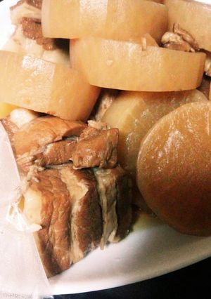大根と豚肉のうま煮-レシピのメイン写真