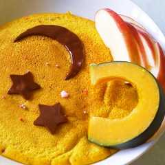รูปของ チョコデコ☆かぼちゃの米粉パンケーキ
