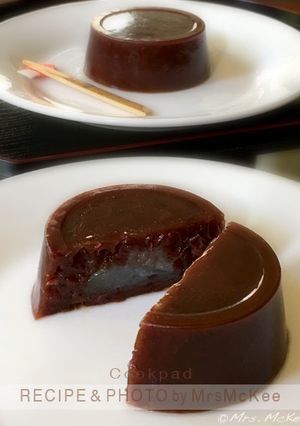 わらび餅入り小倉羊羹-レシピのメイン写真