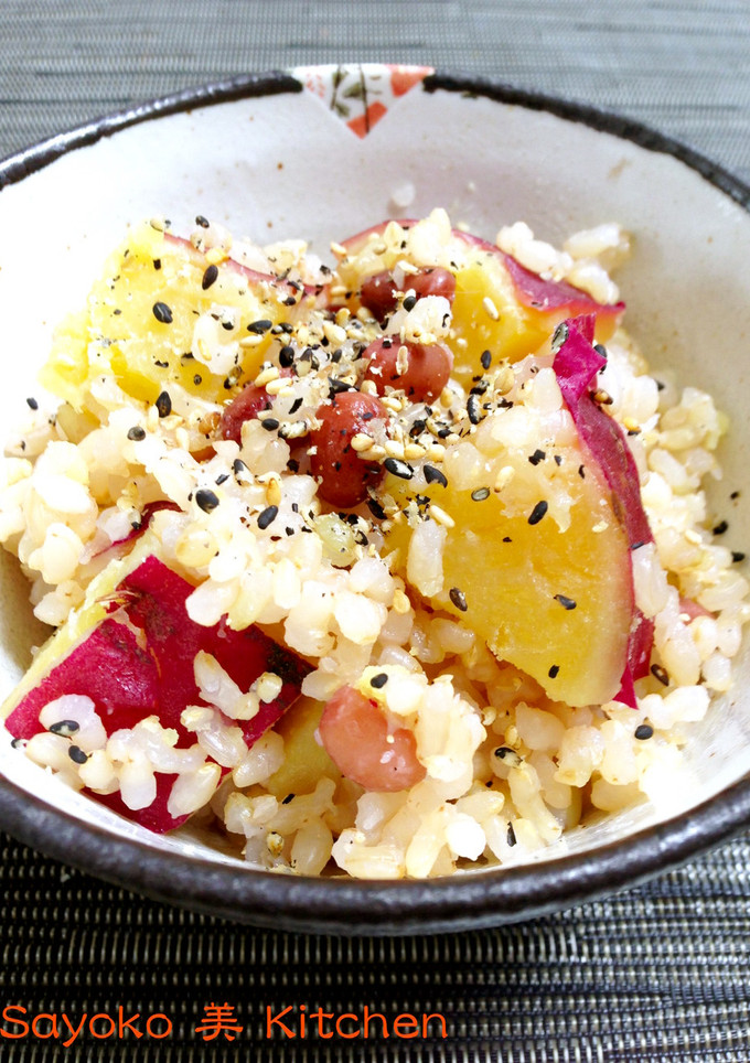 ほっくり♡さつまいもの玄米炊き込み御飯-レシピのメイン写真