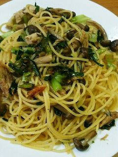 簡単☆サバ缶としめじの和風パスタ-レシピのメイン写真