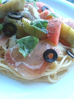 生ハムの冷製パスタ-レシピのメイン写真