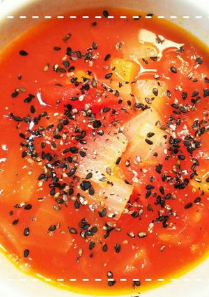 トマト缶で簡単！ミネストローネ-レシピのメイン写真