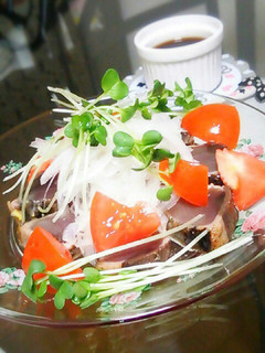 洋風☆カツオのたたき~オレンジソース~-レシピのメイン写真