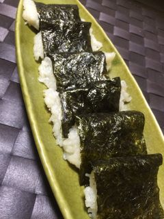 残った素麺でなんちゃて磯辺焼き-レシピのメイン写真