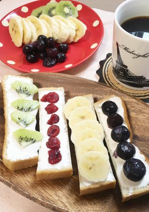 彩り鮮やか♬簡単スティックトースト-レシピのメイン写真
