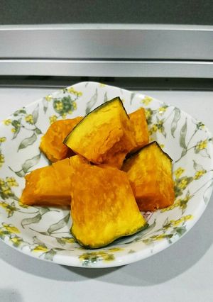 レンチンかぼちゃ-レシピのメイン写真
