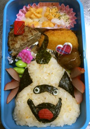 妖怪ウオッチ【ウィスベーェ】キャラ弁-レシピのメイン写真