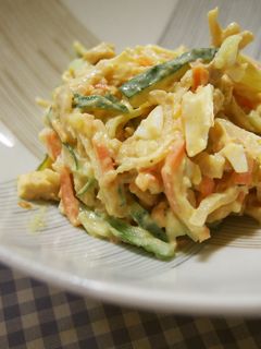 切り干し大根の煮物サラダ♪マヨで和えて-レシピのメイン写真